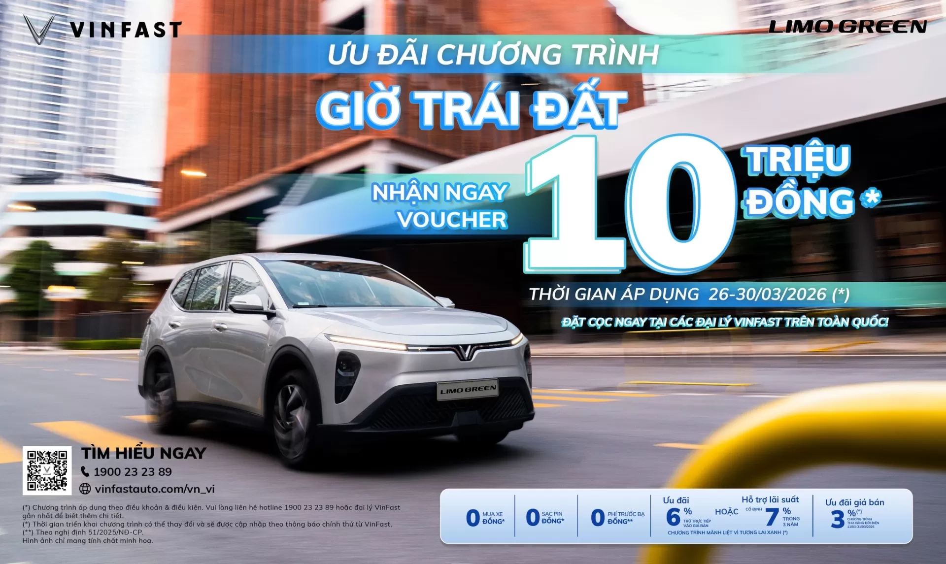 LÊN ĐỜI LIMO GREEN NHẬN VOUCHER HẤP DẪN
