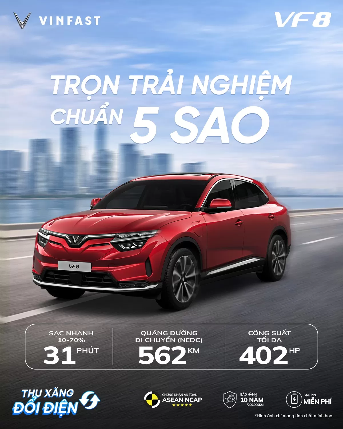 TRỌN TRẢI NGHIỆM CHUẨN 5 SAO