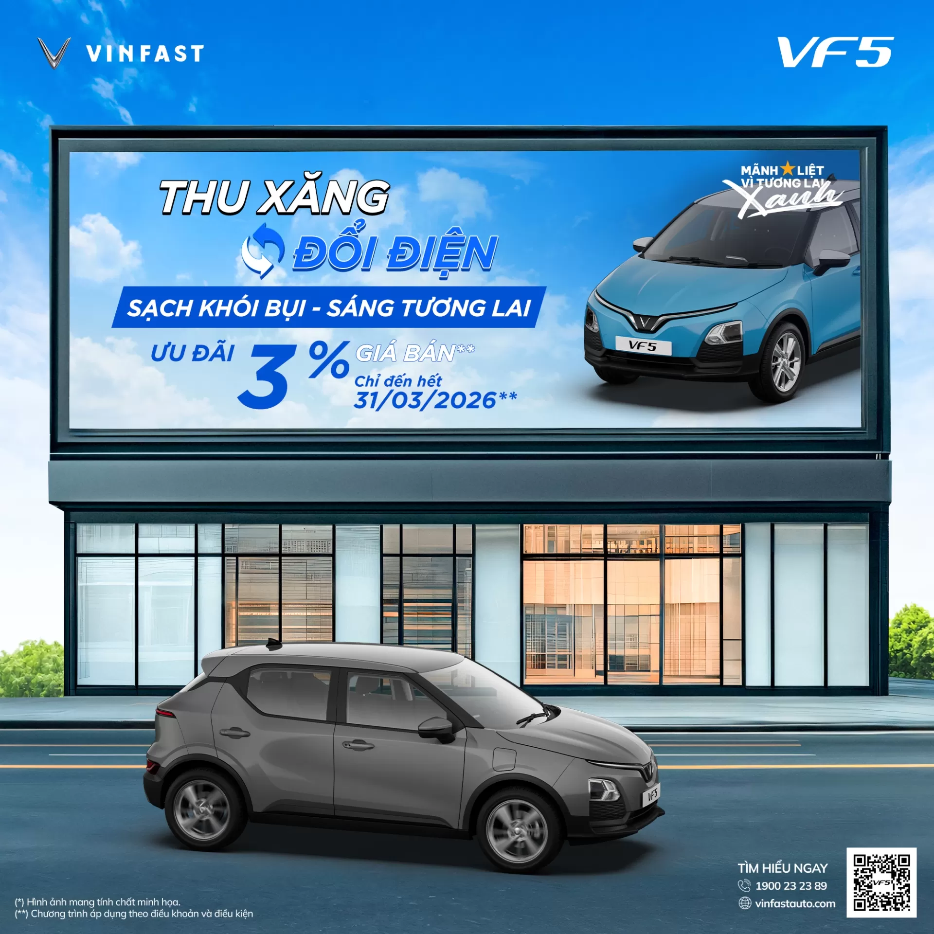 THU XĂNG ĐỔI ĐIỆN - SẠCH KHÓI BỤI, SÁNG TƯƠNG LAI