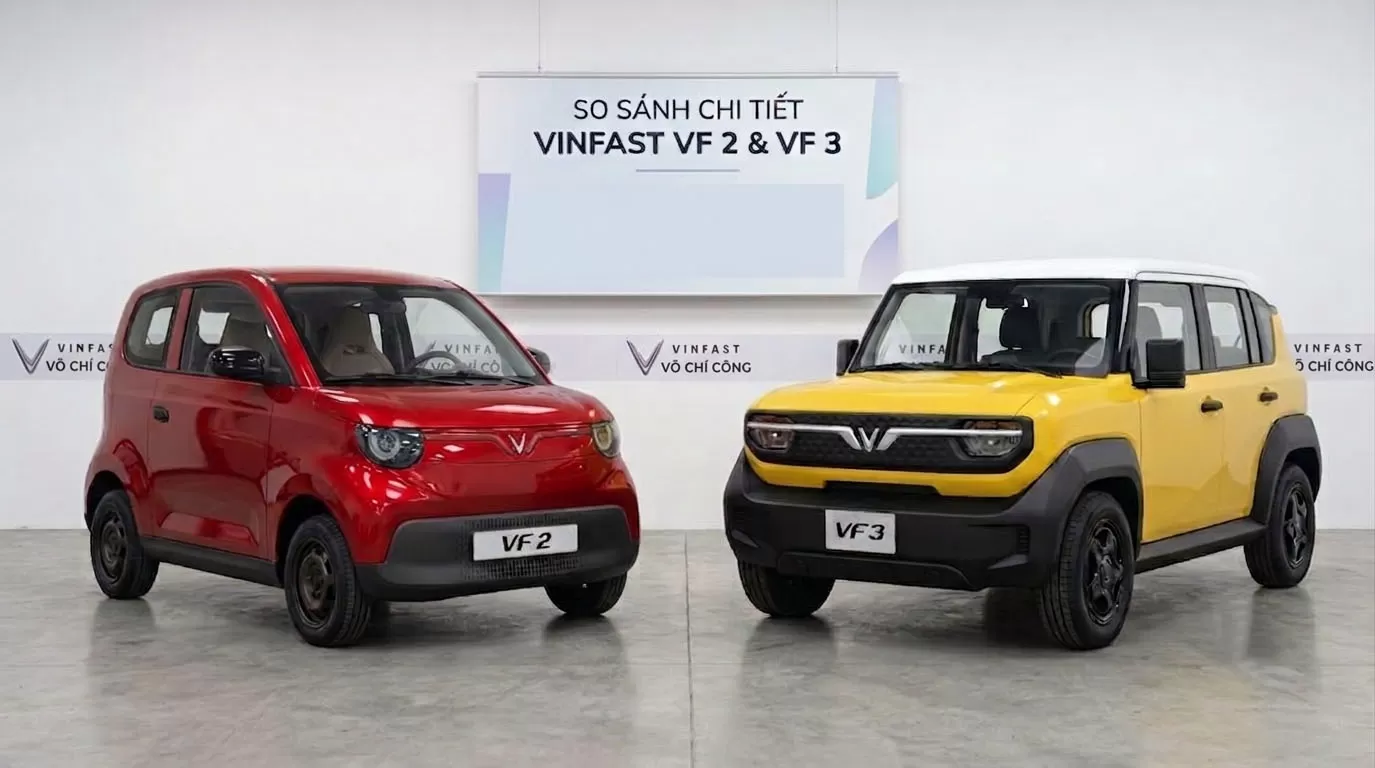 Chi tiết So sánh VinFast VF 2 và VF 3, điều gì làm VF 2 trở nên hấp dẫn?