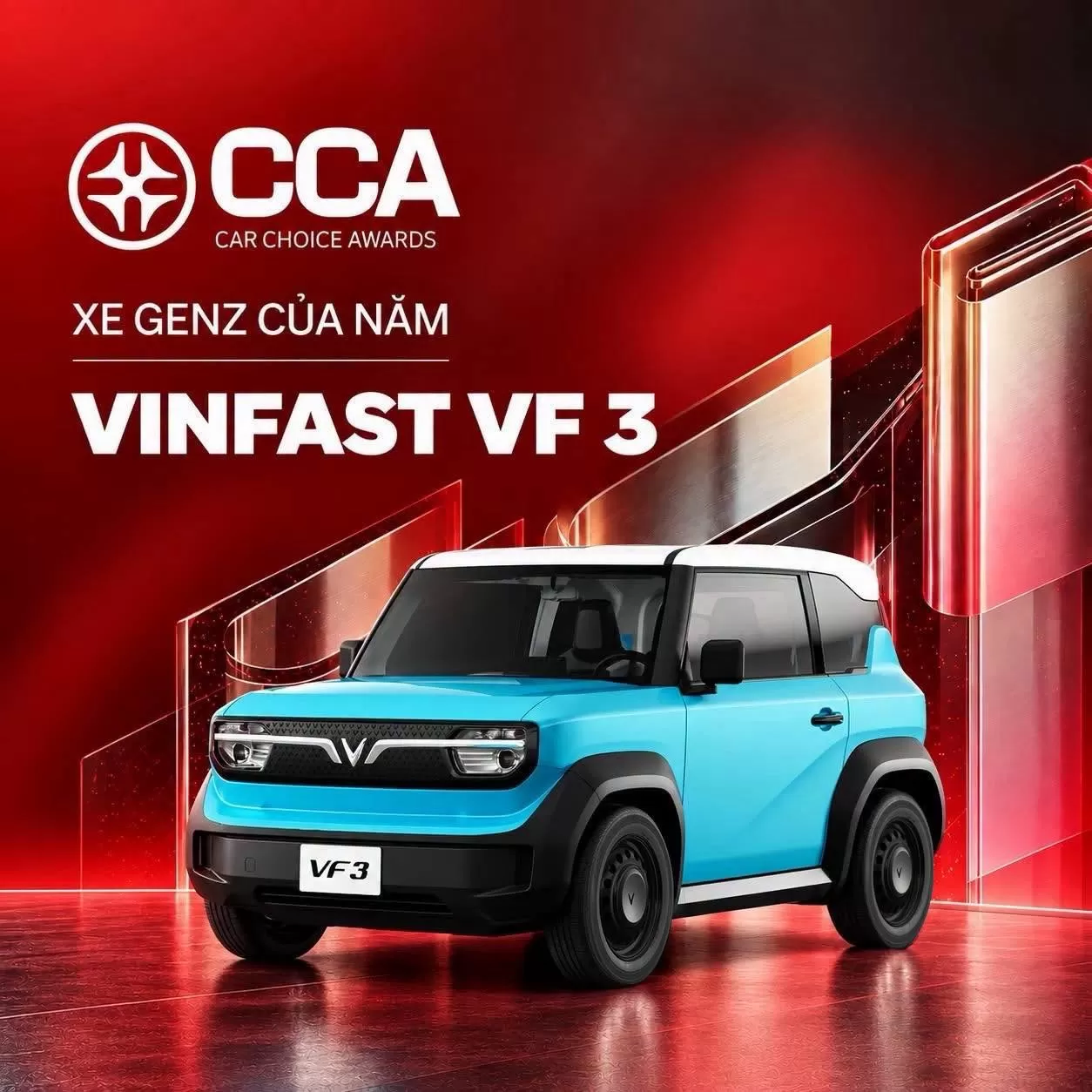 VinFast VF 3 Đón Giải “Xe GenZ Của Năm” Tại Car Choice Awards 2026: Biểu Tượng Sống Xanh & Cá Tính