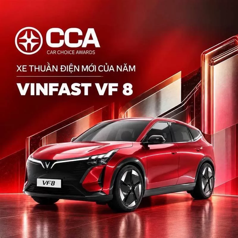 VinFast VF 8 Thế Hệ Mới Đạt Giải 